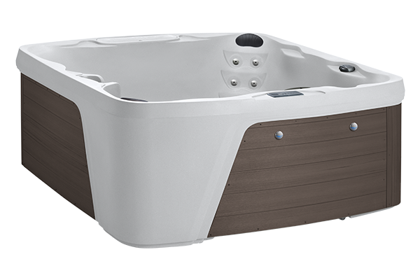 Freeflow Monterey™ Premier Arctic White Shell With Brown Cabinet Kuip In Arctic White Met Brown Omkasting