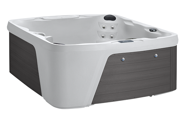 Freeflow Monterey™ Premier Arctic White Shell With Charcoal Cabinet Kuip In Arctic White Met Charcoal Omkasting